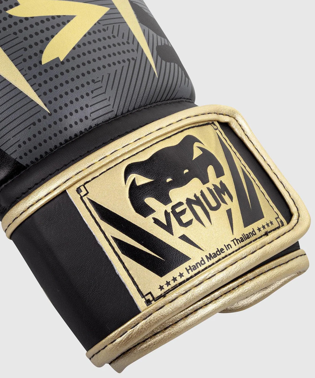 Venum Elite Boxing Gloves - Dark Camo/Gold - The Fight Club