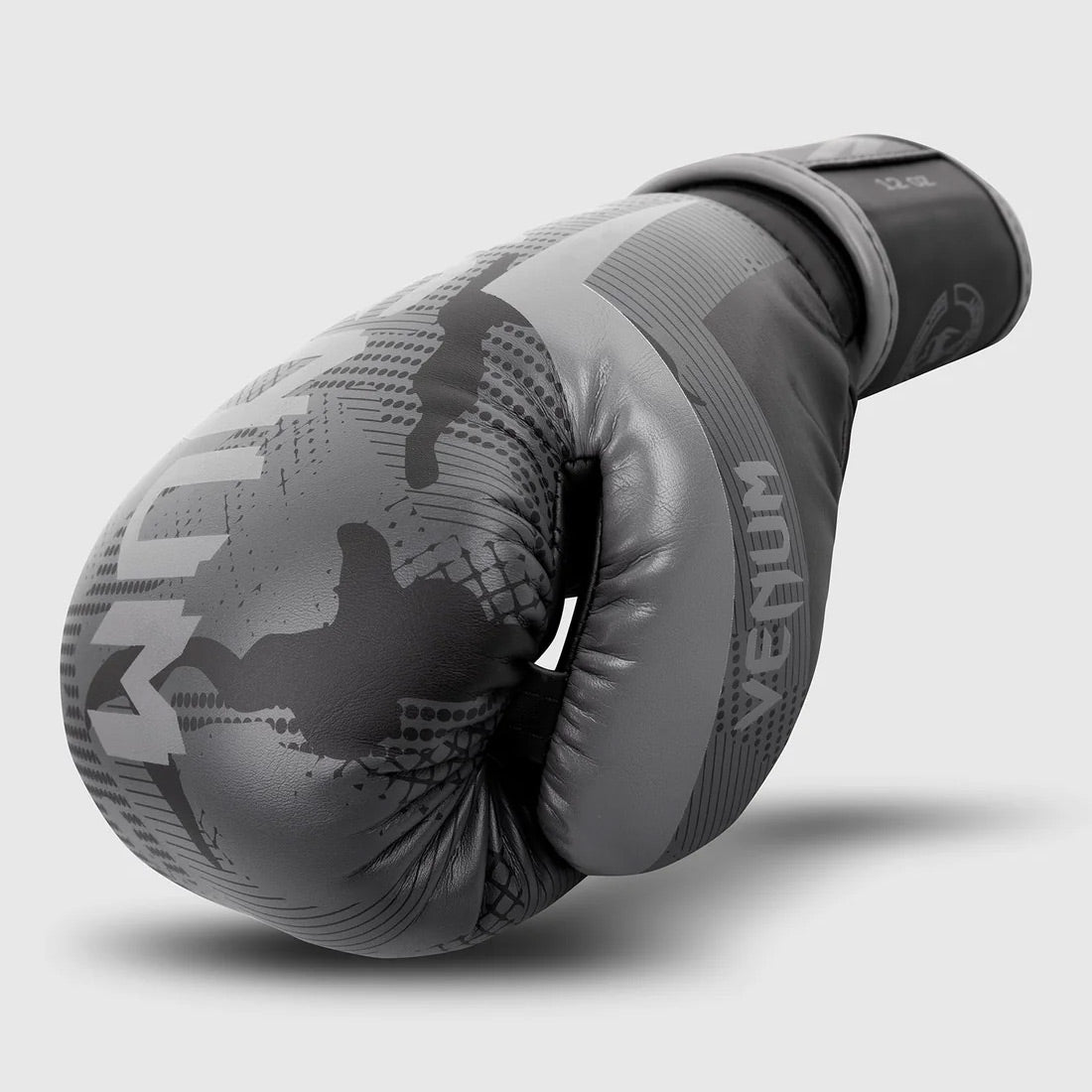 Venum Elite Boxing Gloves - Black/Dark Camo - The Fight Club