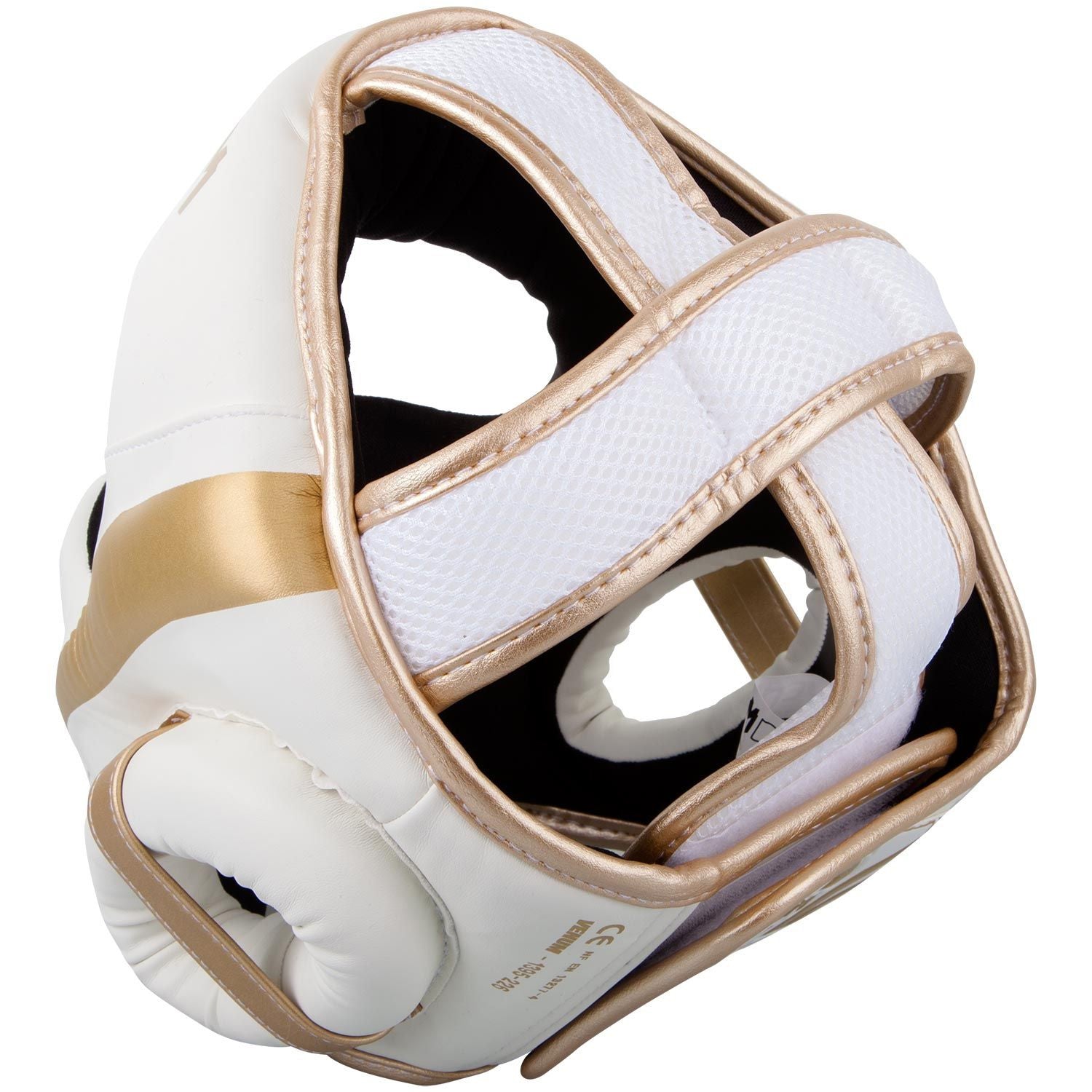Venum Elite Headgear White/Gold - The Fight Club