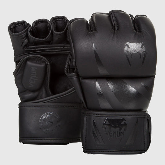 Venum Challenger MMA Gloves Matte/Black - The Fight Club