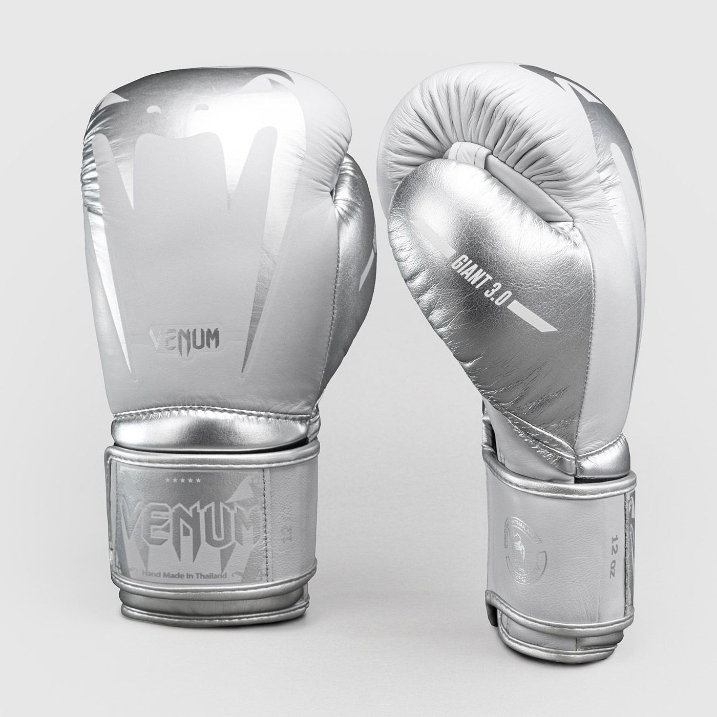 Venum Giant 3.0 Boxing Gloves - Grey/Silver – The Fight Club