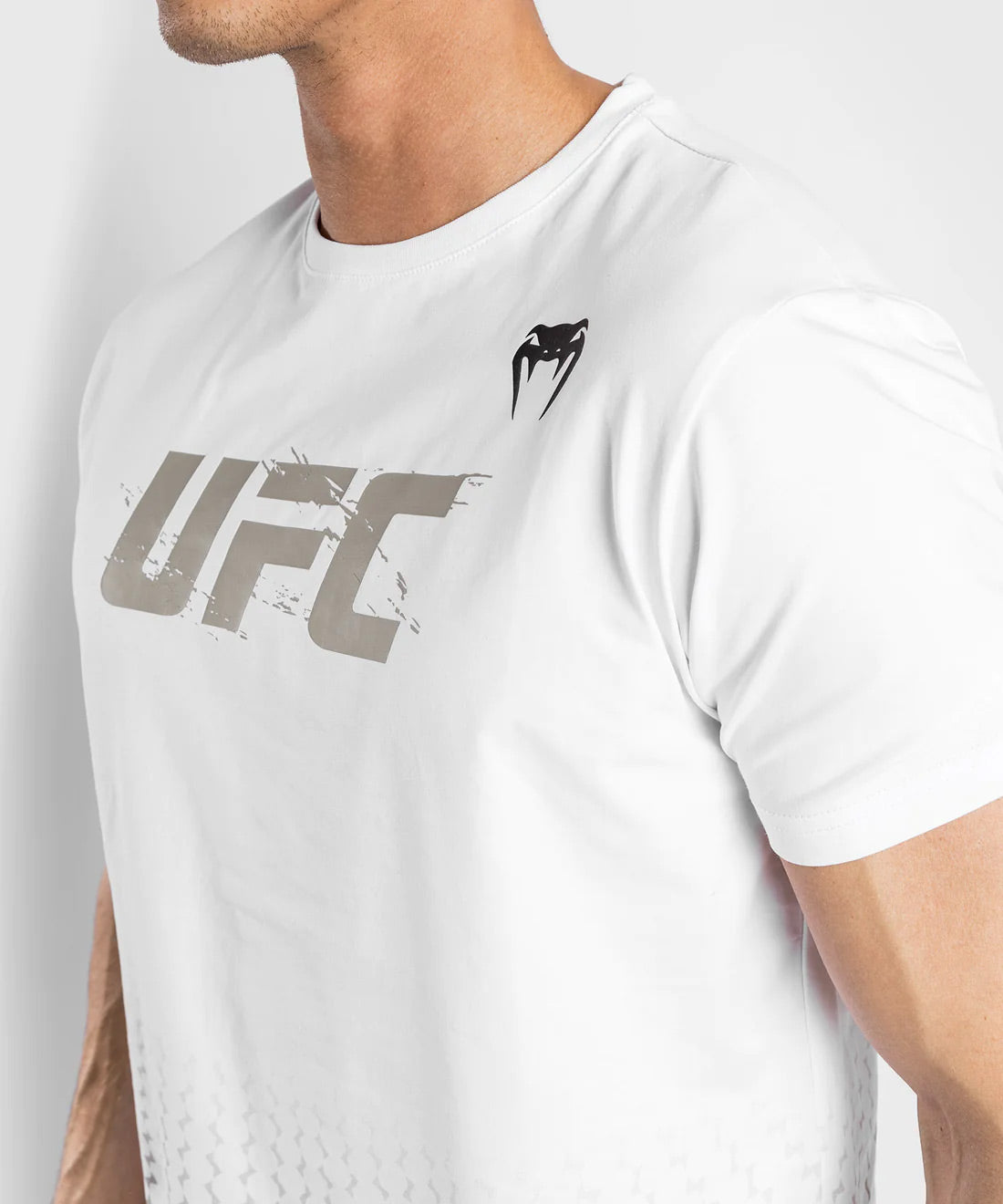 Venum UFC Authentic Fight Week Men’s 2.0 Short Sleeve T-Shirt - White - The Fight Club