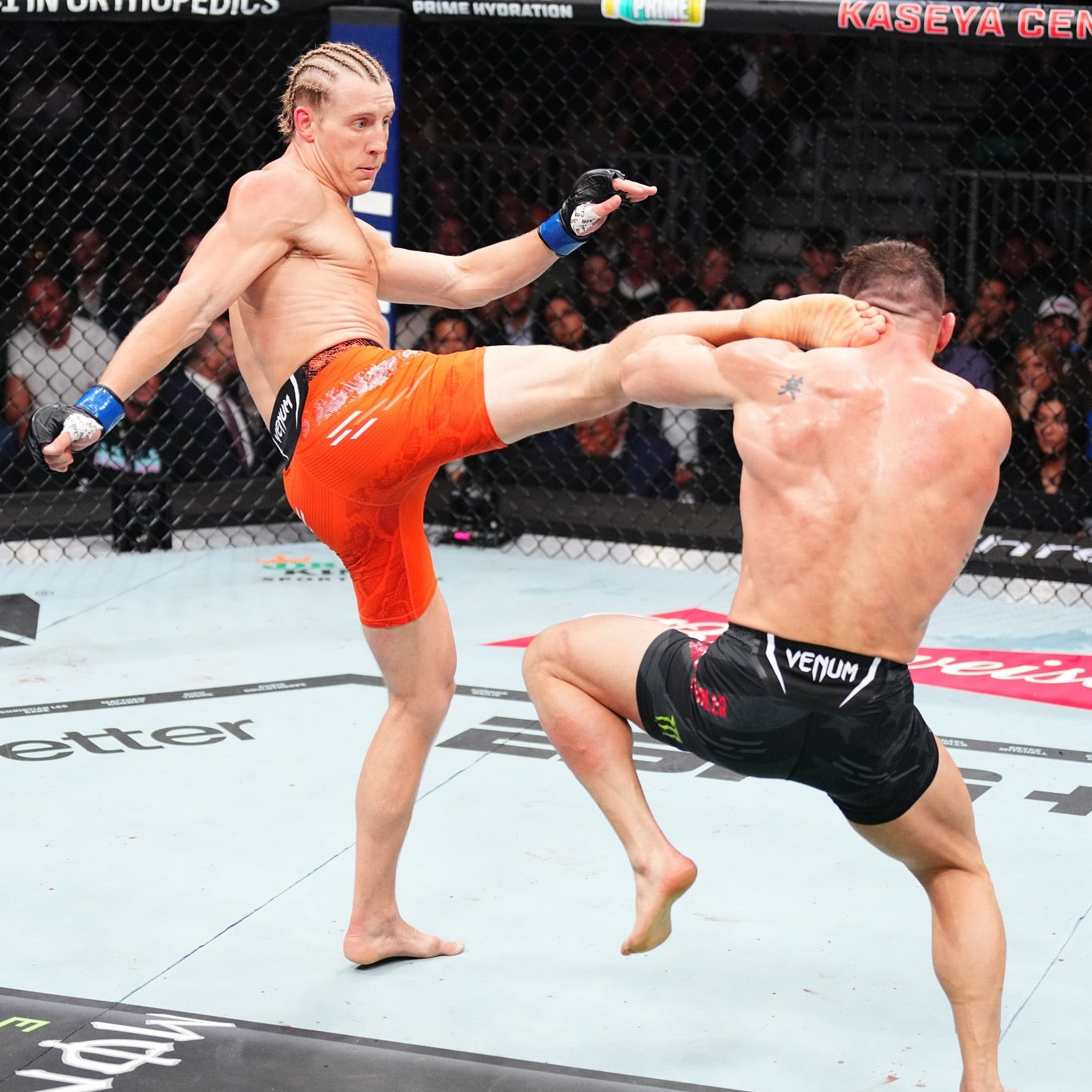 Venum UFC Unrivaled Paddy Pimblett Vale Tudo Shorts Orange - The Fight Club