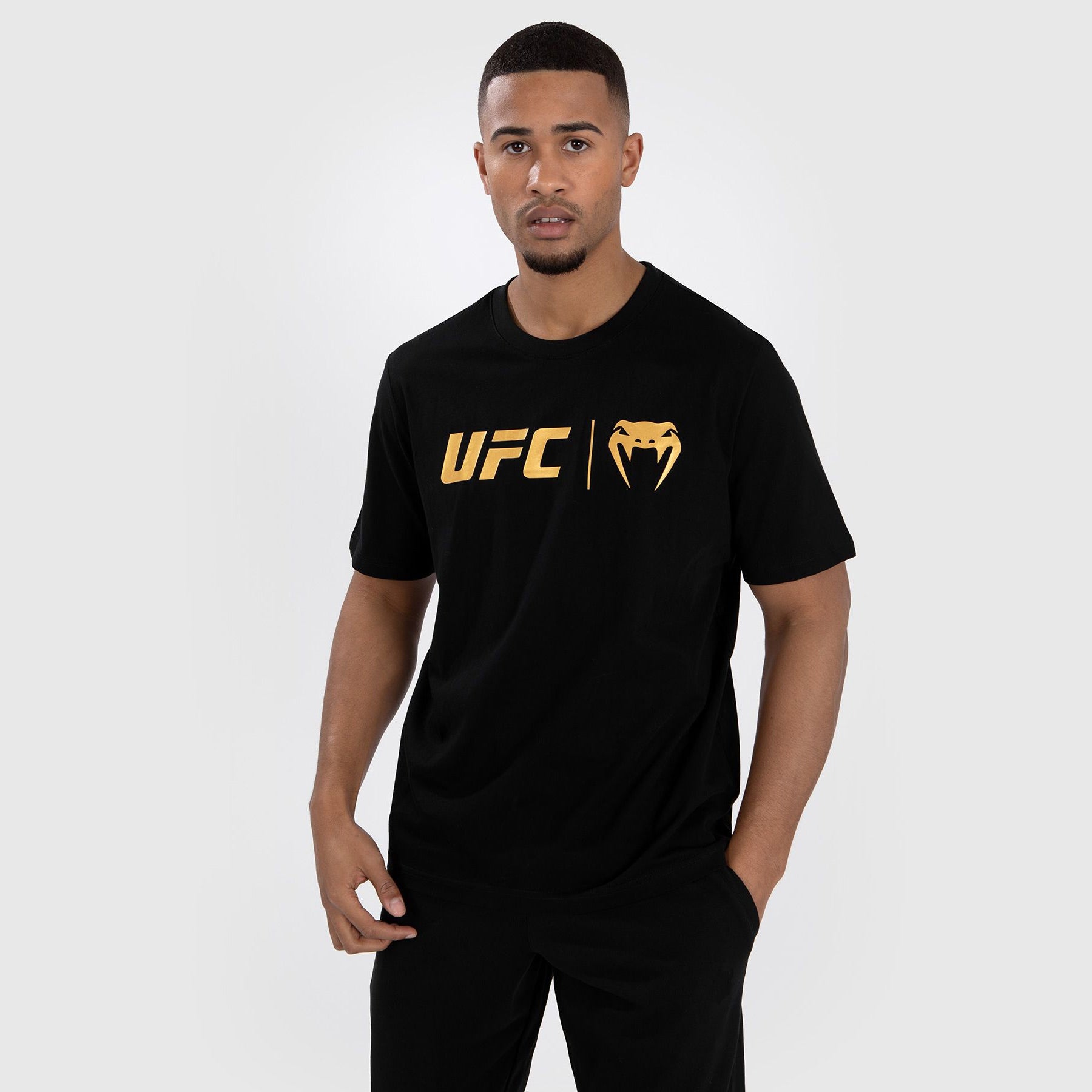 Venum UFC Classic T-Shirt Black/Gold - The Fight Club