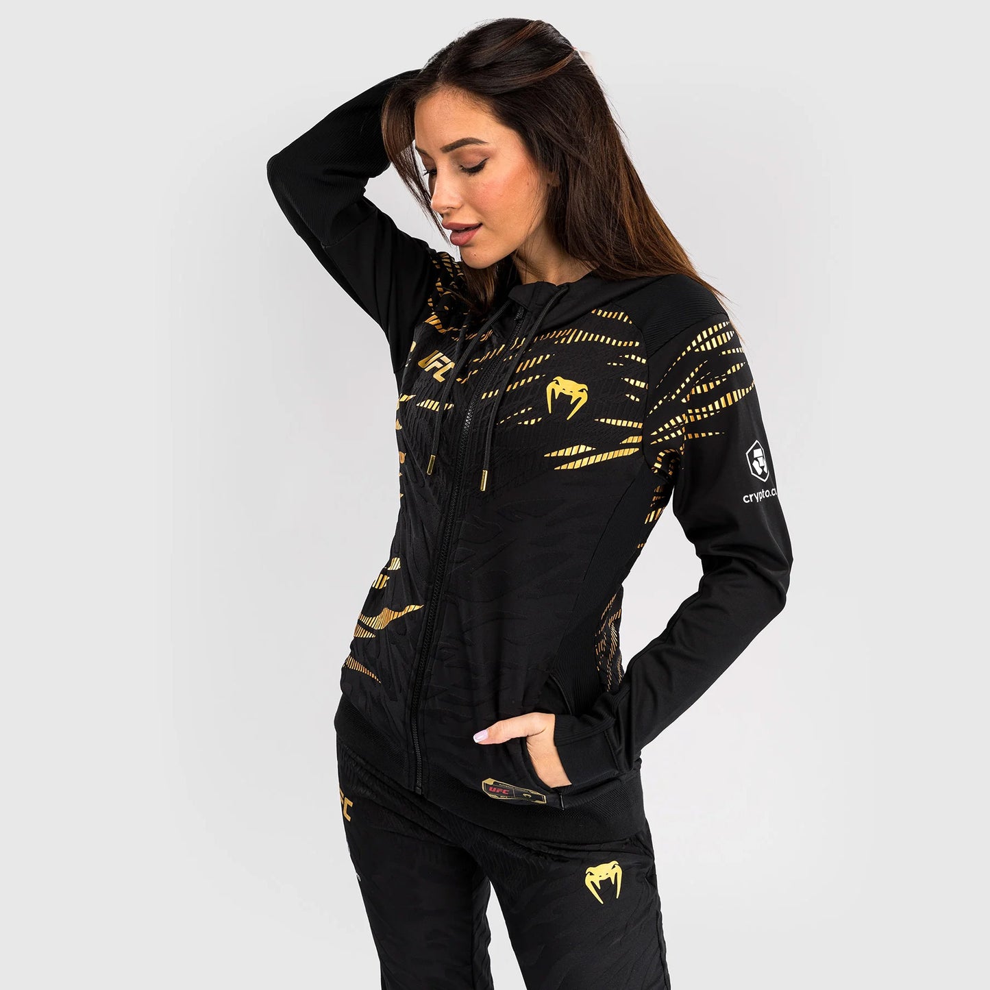 Venum UFC Fusion Authentic Fight Night Women's Walkout Hoodie Champion - The Fight Club