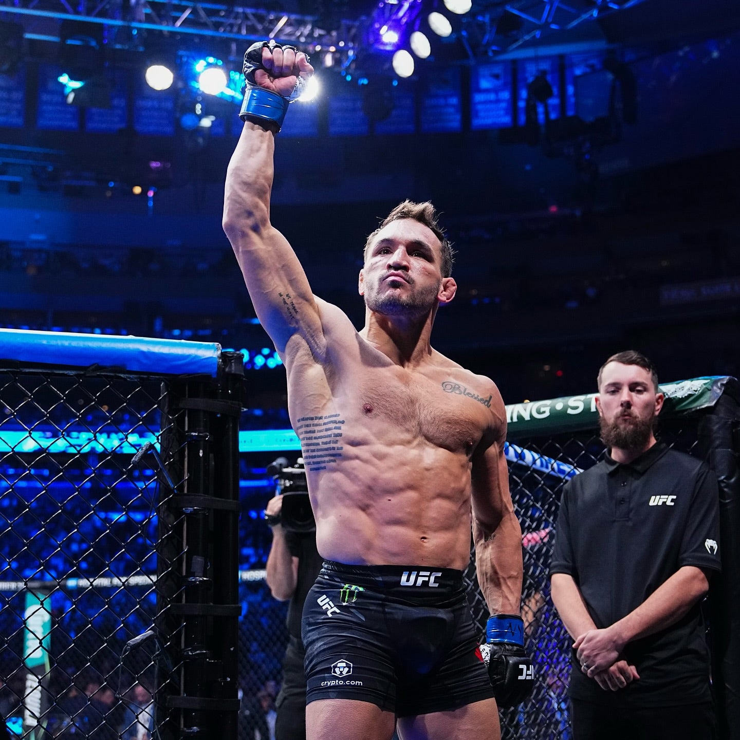 Venum UFC Unrivaled Michael Chandler Vale Tudo Shorts Black - The Fight Club