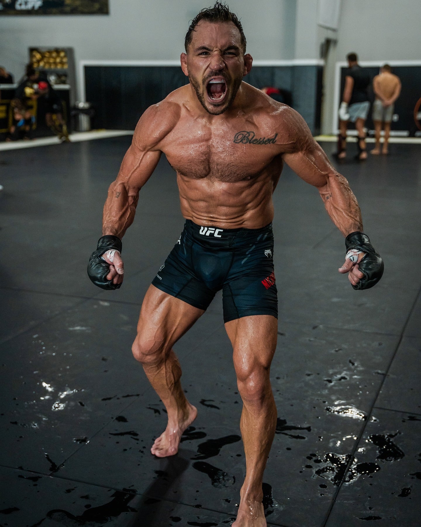 Venum UFC Unrivaled Michael Chandler Vale Tudo Shorts Black - The Fight Club