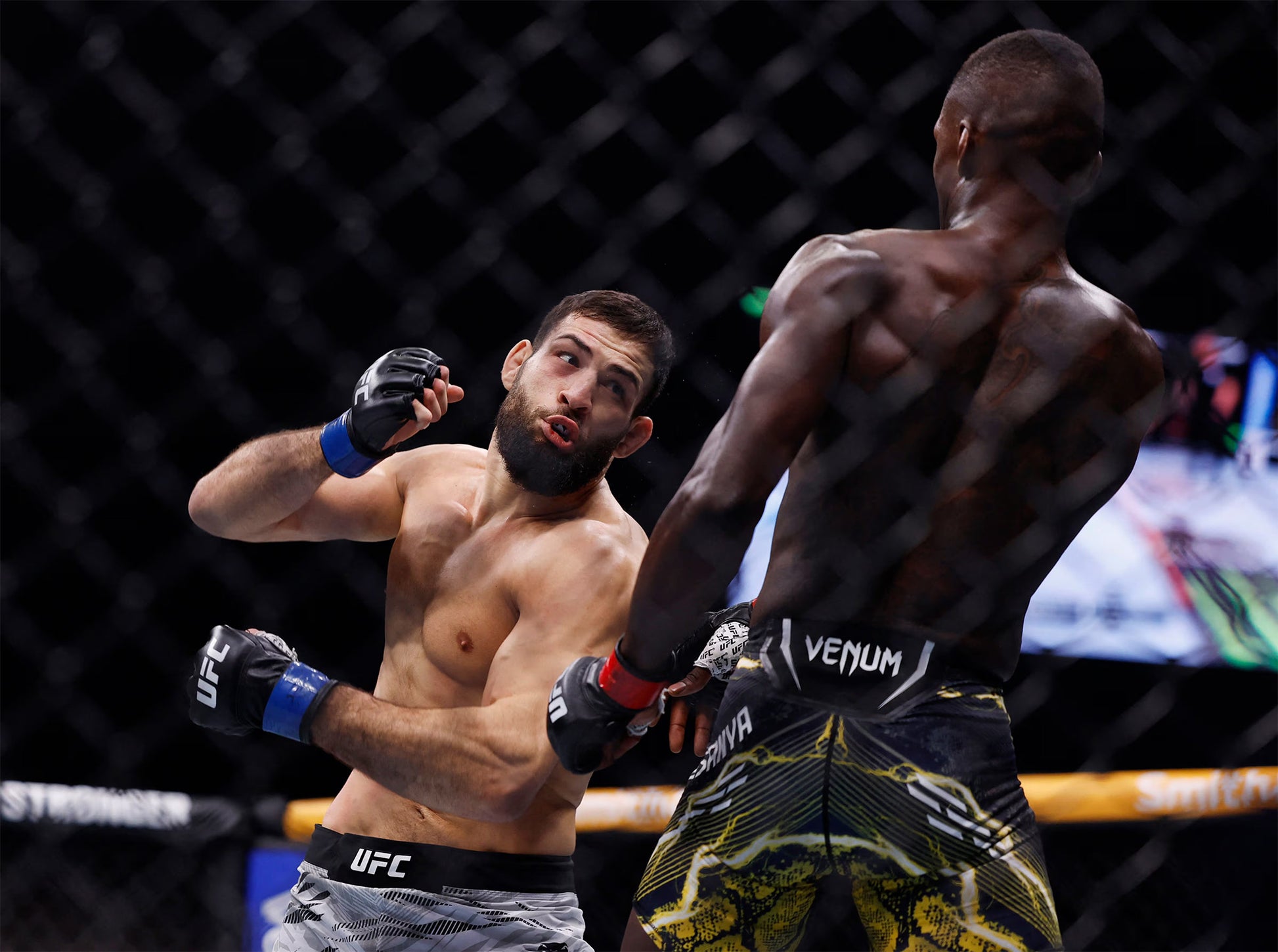 Venum UFC Unrivaled Israel Adesanya Vale Tudo Shorts Black - The Fight Club