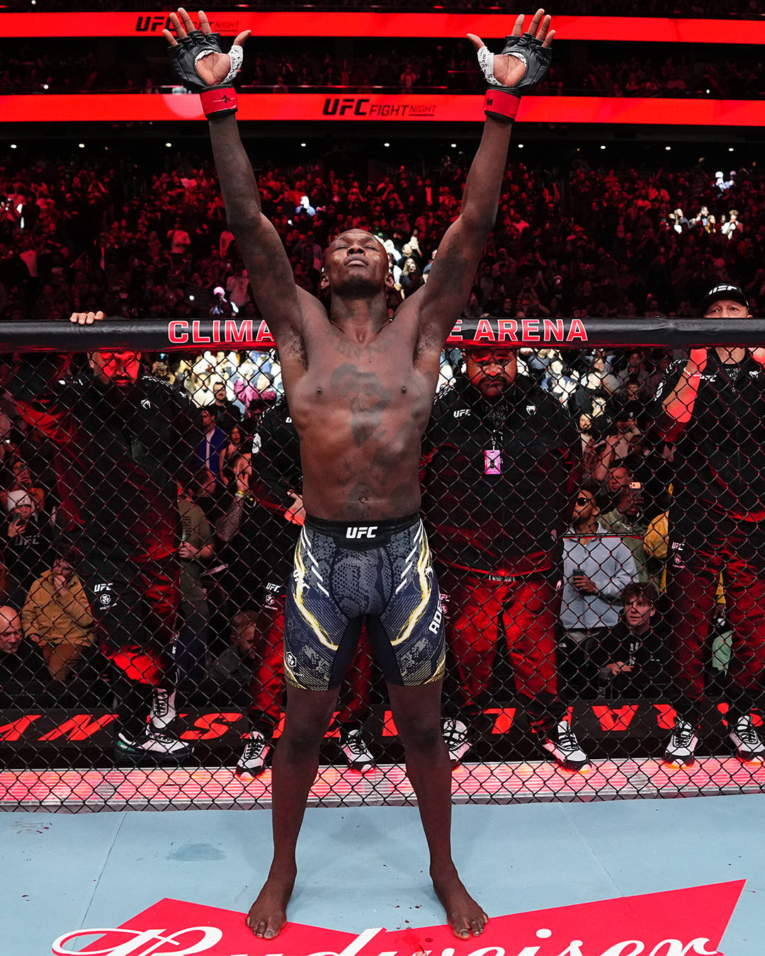 Venum UFC Unrivaled Israel Adesanya Vale Tudo Shorts Black - The Fight Club