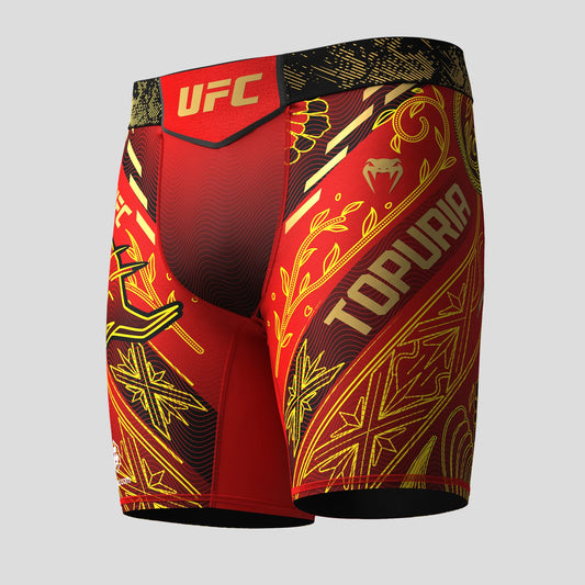 Venum UFC Unrivaled Ilia Topuria Men's Vale Tudo Shorts Red - The Fight Club