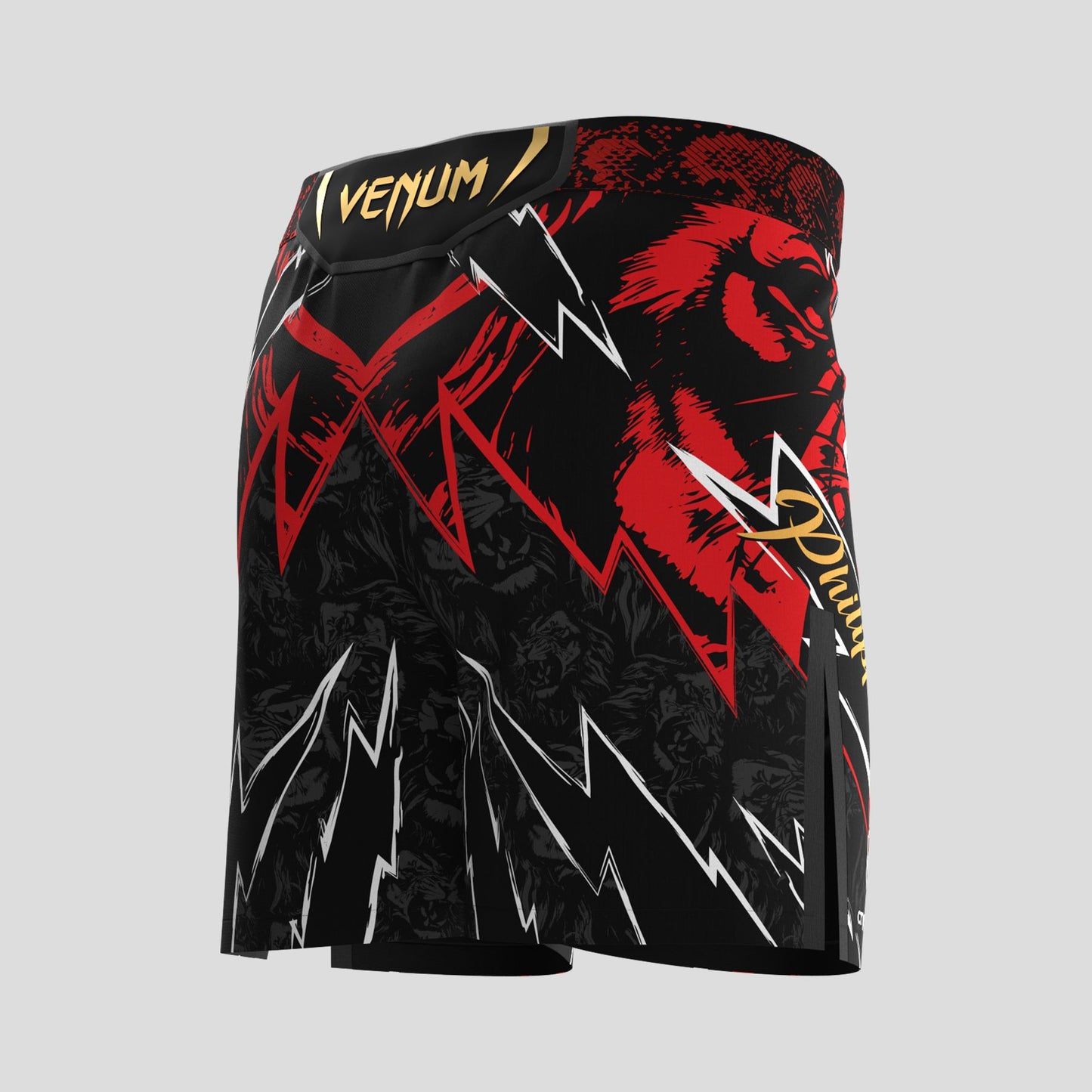 Venum UFC Unrivaled Jon Jones Men’s Short Fit Fight Shorts Red - The Fight Club