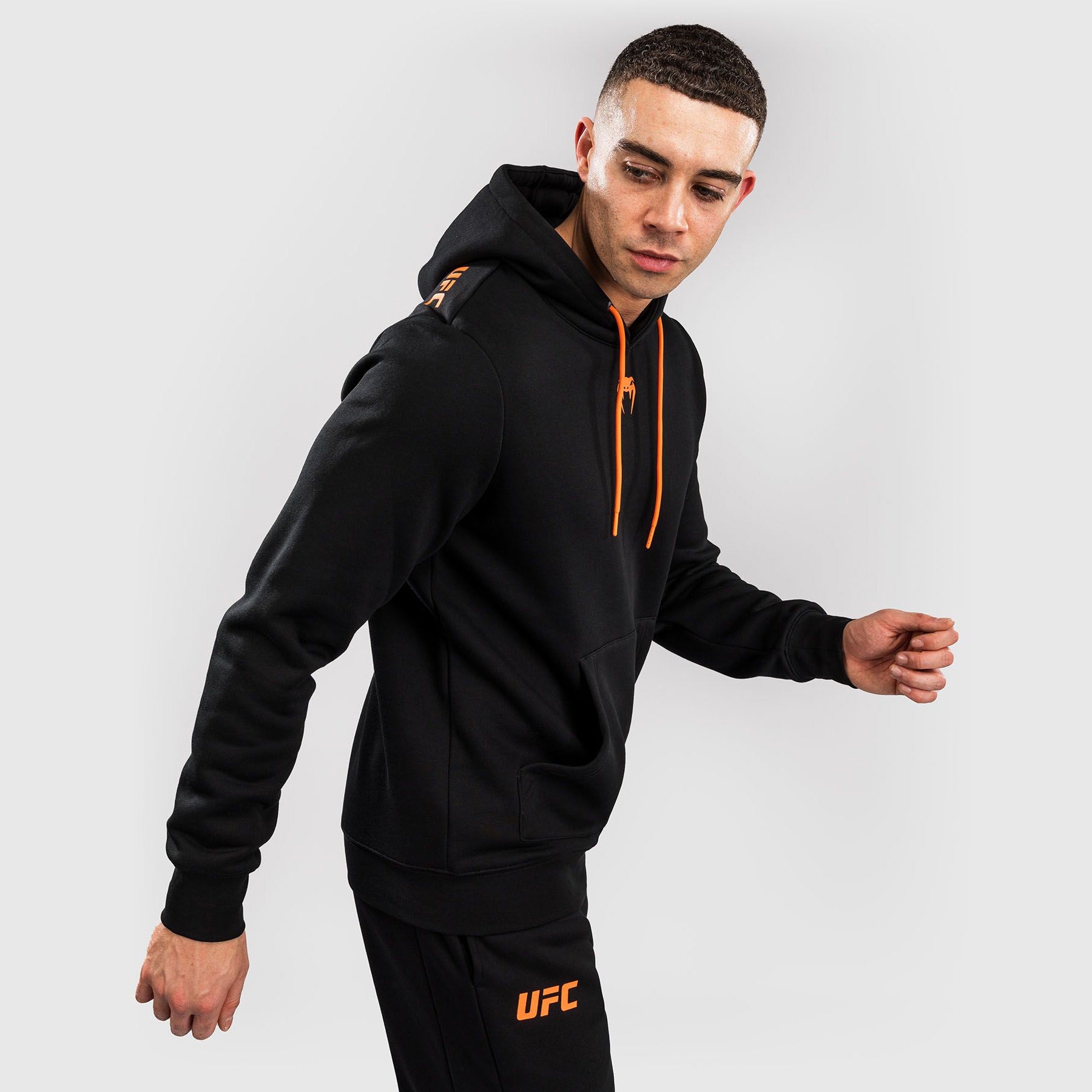 Venum UFC Zenith Authentic Fight Week Men's Black Pullover Hoodie - The Fight Club