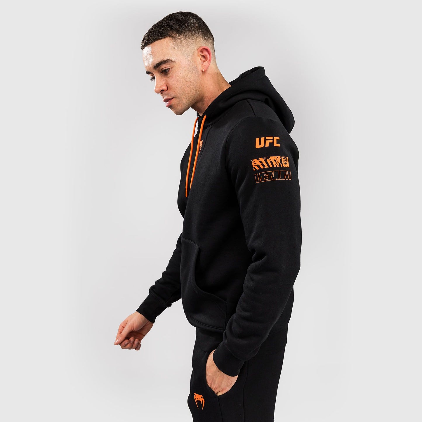 Venum UFC Zenith Authentic Fight Week Men's Black Pullover Hoodie - The Fight Club
