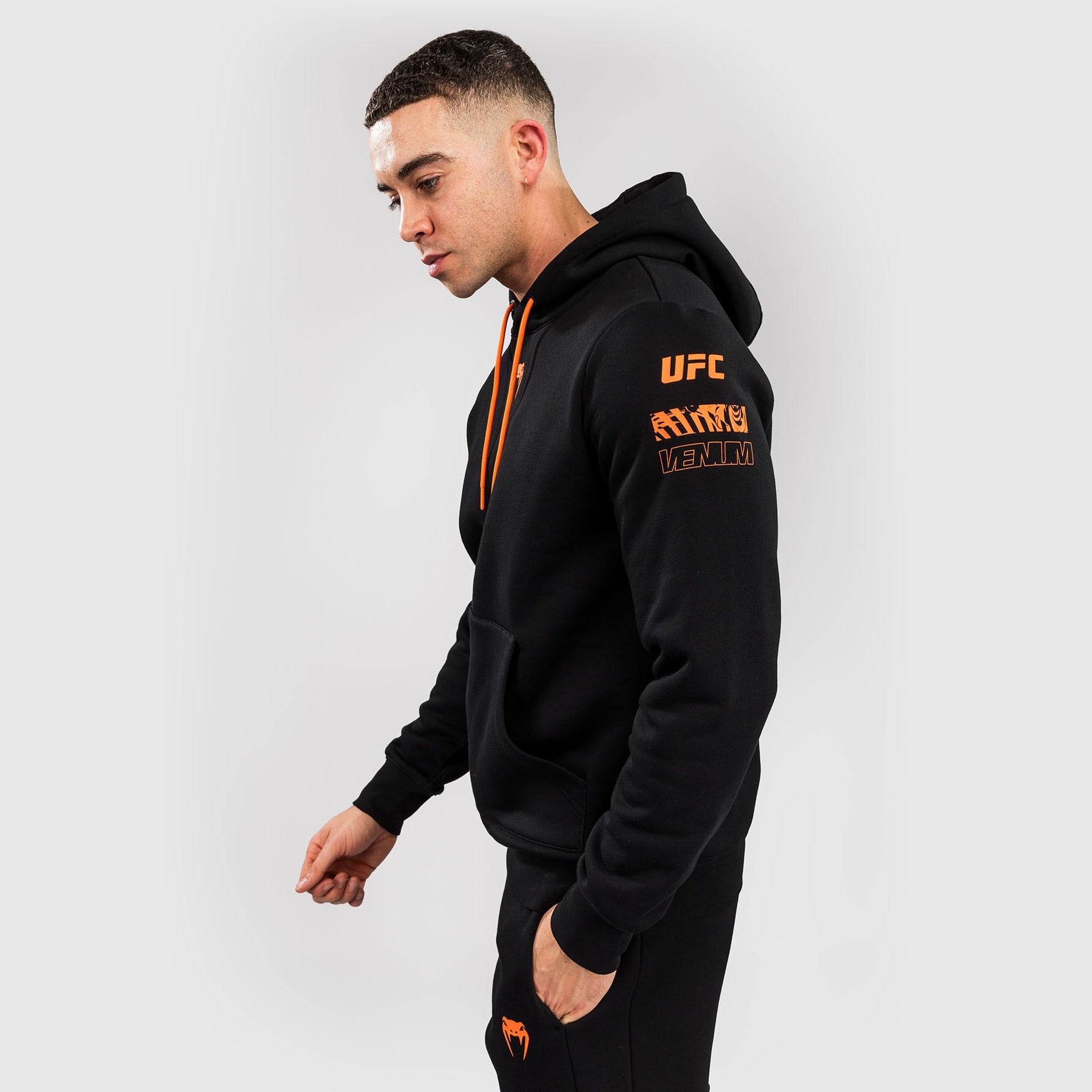 Venum UFC Zenith Authentic Fight Week Men's Black Pullover Hoodie - The Fight Club