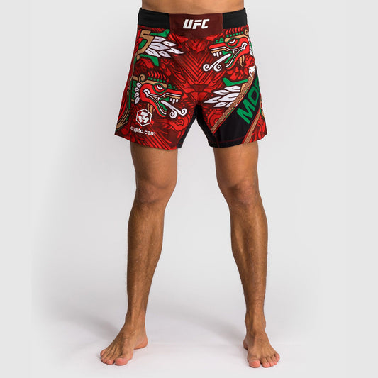 Venum UFC Unrivaled Brandon Moreno Short Fit Fight Shorts Red - The Fight Club