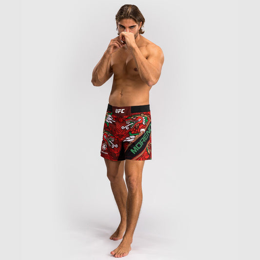 Venum UFC Unrivaled Brandon Moreno Short Fit Fight Shorts Red - The Fight Club