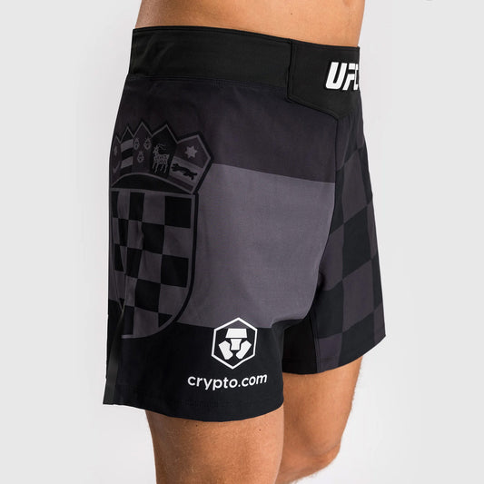 Venum UFC Unrivaled Stipe Miocic Men’s Short Fit Fight Shorts Black - The Fight Club