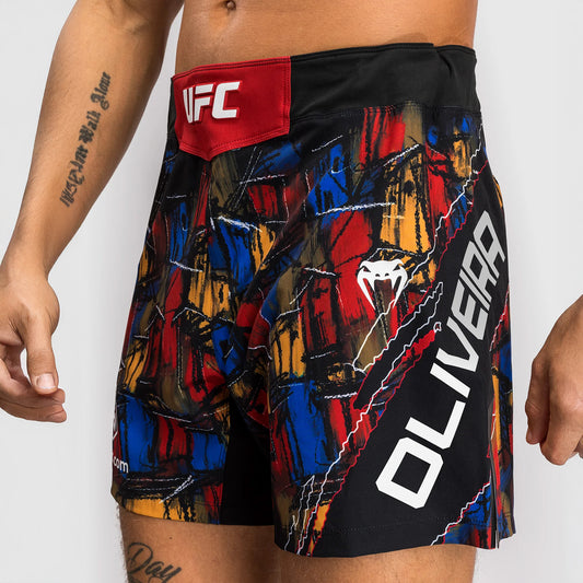 Venum UFC Unrivaled Charles Oliveira Fight Shorts Red - The Fight Club