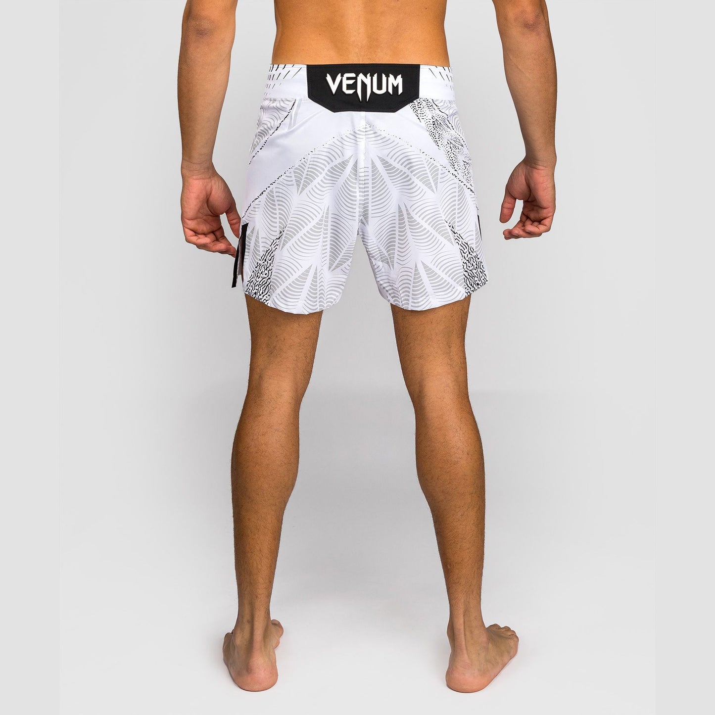 Venum Men's UFC Zenith White Authentic Fight Night Short Fit Fight Shorts - The Fight Club