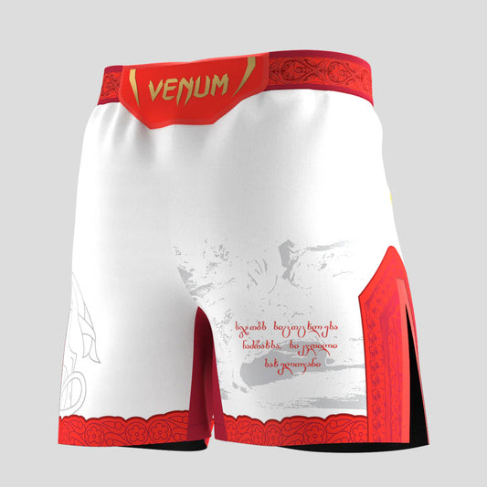 Venum UFC Unrivaled Merab Dvalishvili Short Fit Fight Shorts White - The Fight Club