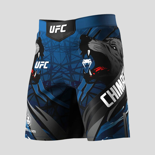 Venum UFC Unrivaled Khamzat Chimaev Men's Fight Shorts Blue - The Fight Club