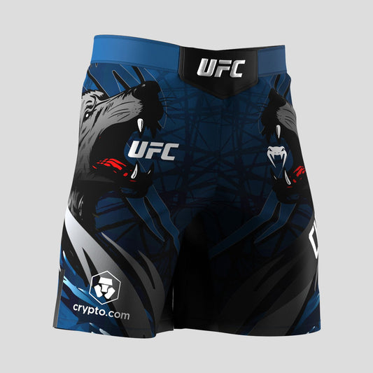 Venum UFC Unrivaled Khamzat Chimaev Men's Fight Shorts Blue - The Fight Club