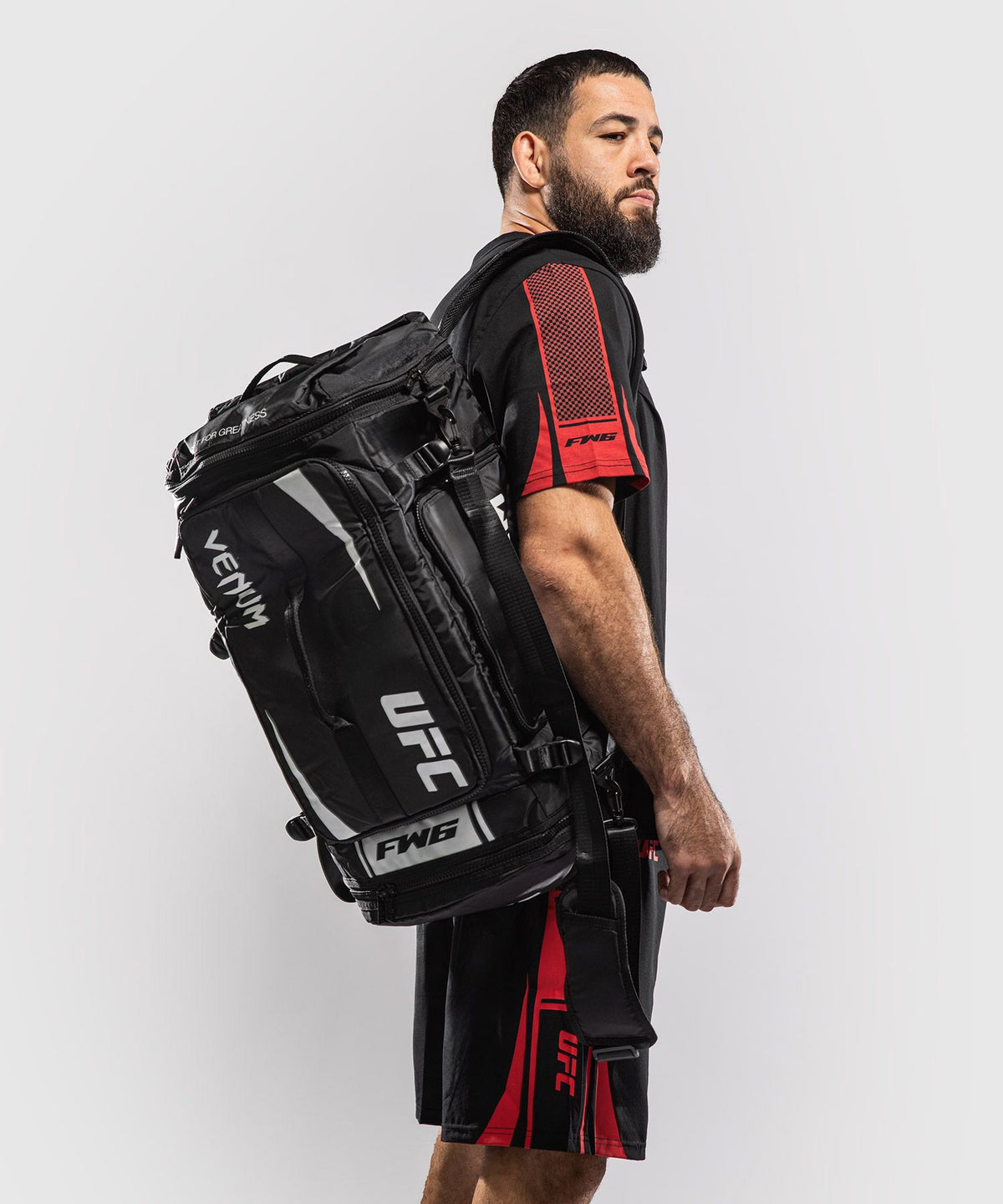 Venum UFC Unity Authentic Fight Week Gear Bag Black/White - The Fight Club