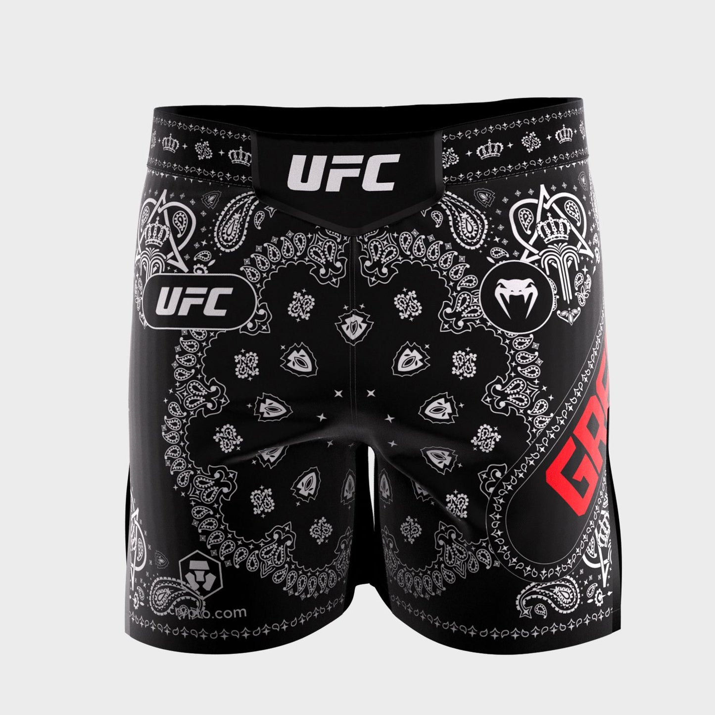 Venum UFC Unrivaled King Green Short Fit Fight Shorts Black - The Fight Club