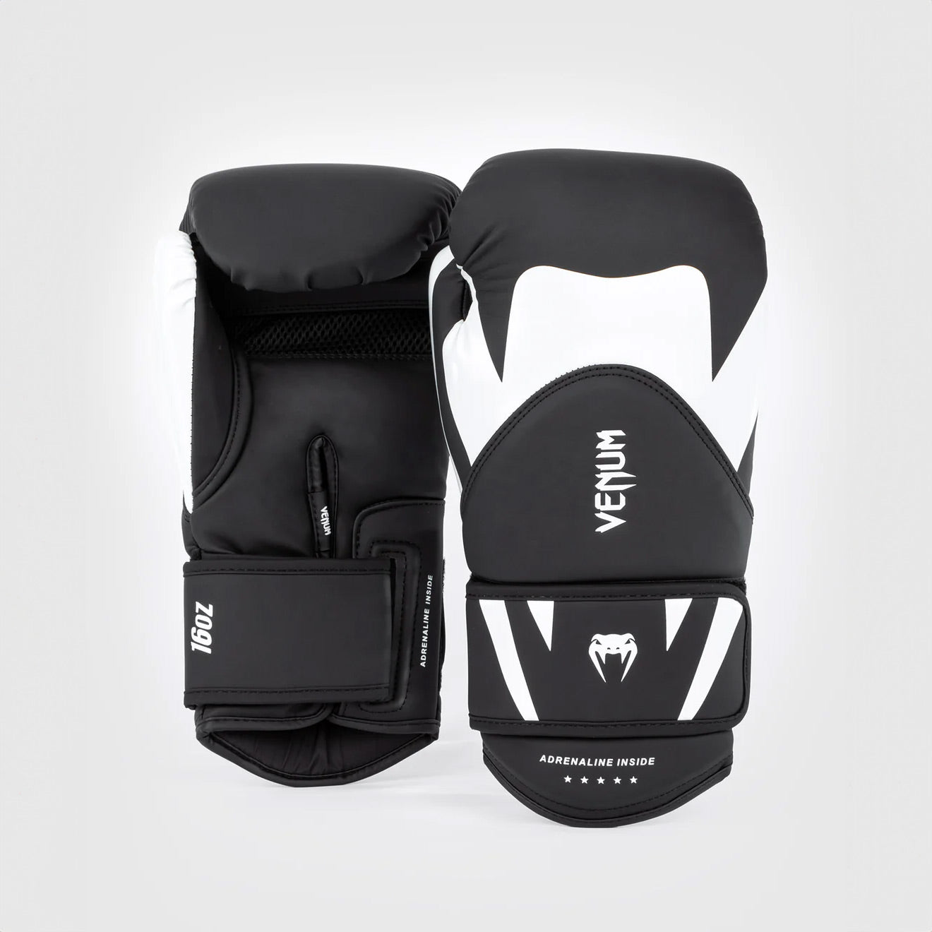 Venum Challenger 4.0 Boxing Gloves - Black/White - The Fight Club