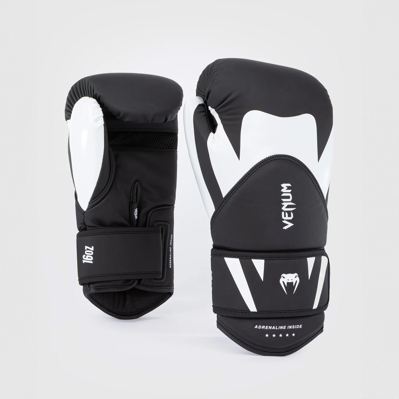 Venum Challenger 4.0 Boxing Gloves - Black/White - The Fight Club