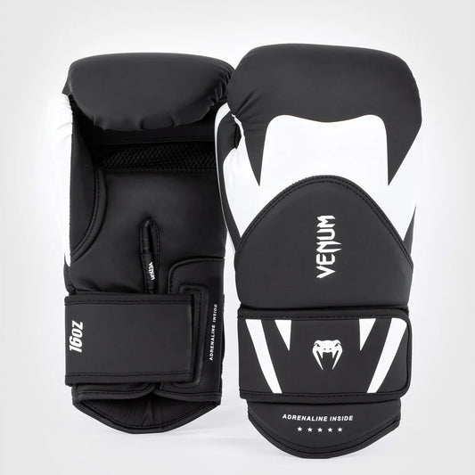 Venum Challenger 4.0 Boxing Gloves - Black/White