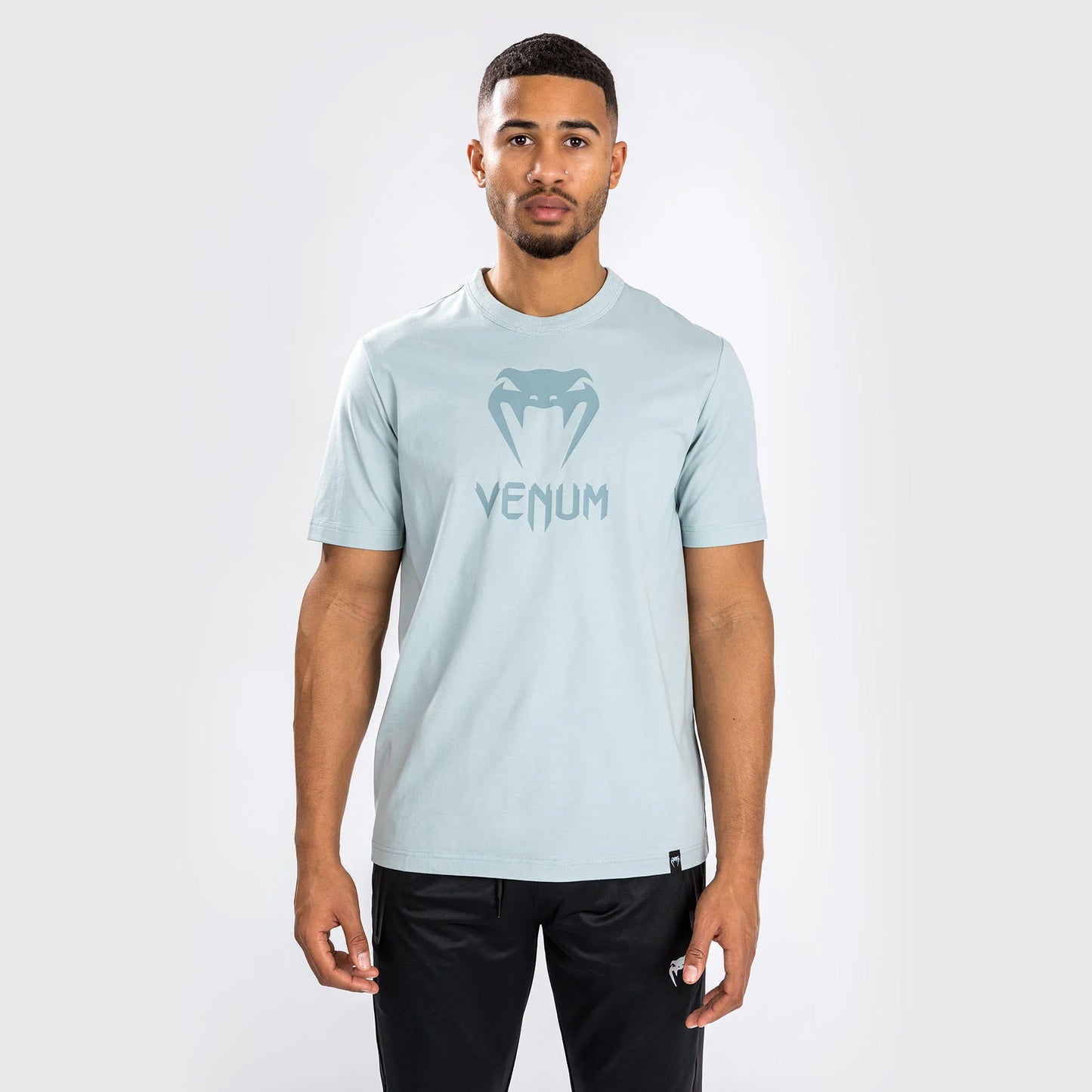 Venum Classic T-Shirt - Clearwater Blue/Clearwater Blue - The Fight Club