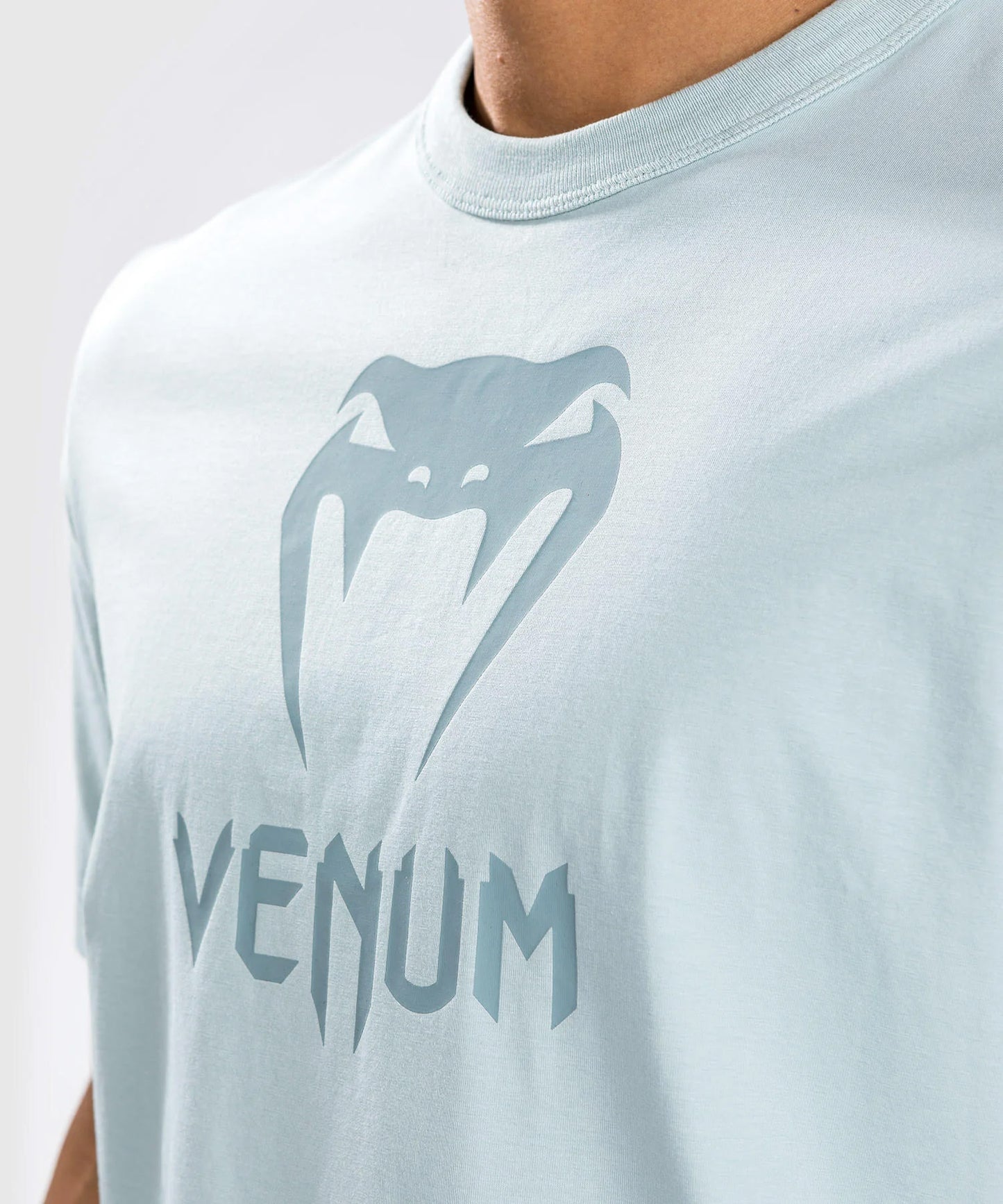 Venum Classic T-Shirt - Clearwater Blue/Clearwater Blue - The Fight Club