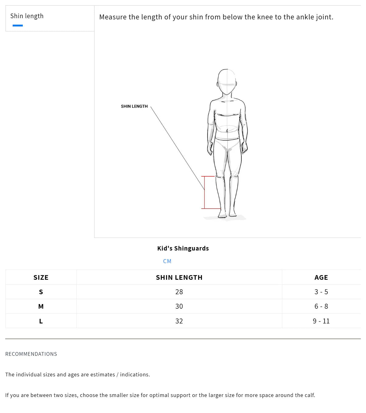 Size guide