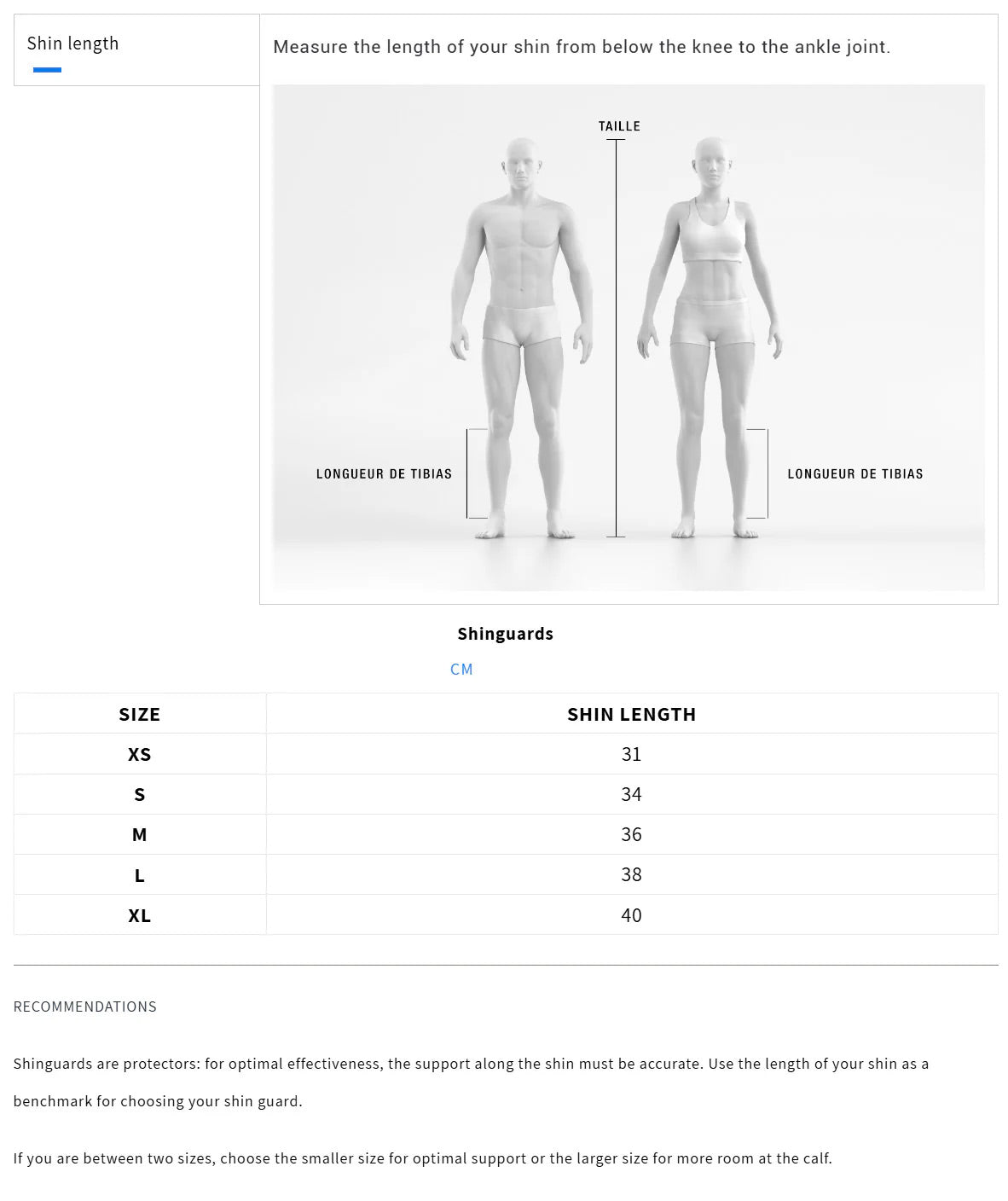 Size guide