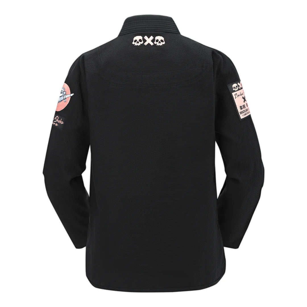 Budo Zombie Shaka Gi and Rash Guard Set Black - The Fight Club