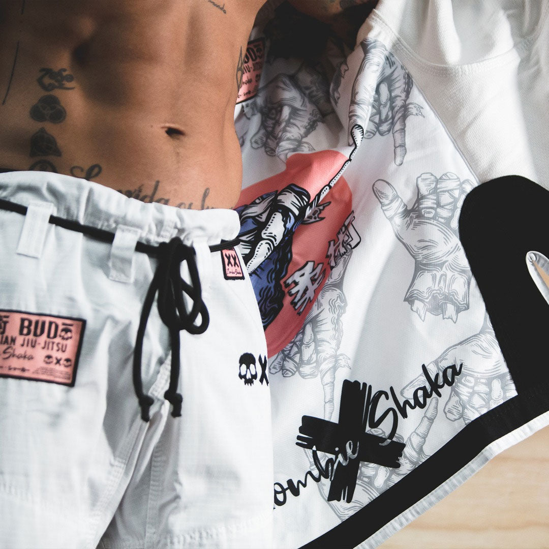 Budo Zombie Shaka Gi White - The Fight Club