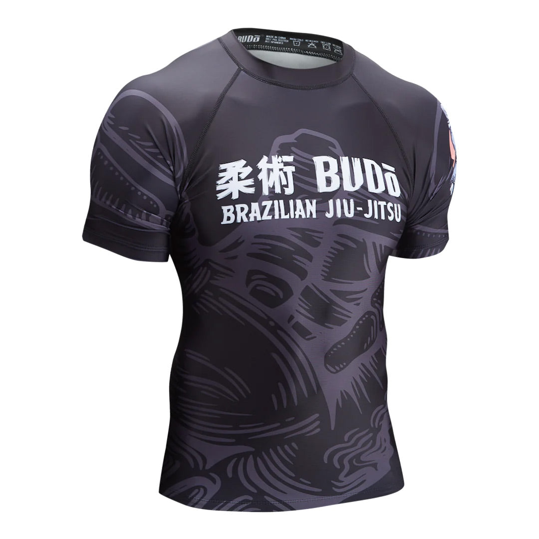 Budo Zombie Shaka Rash Guard Black - The Fight Club