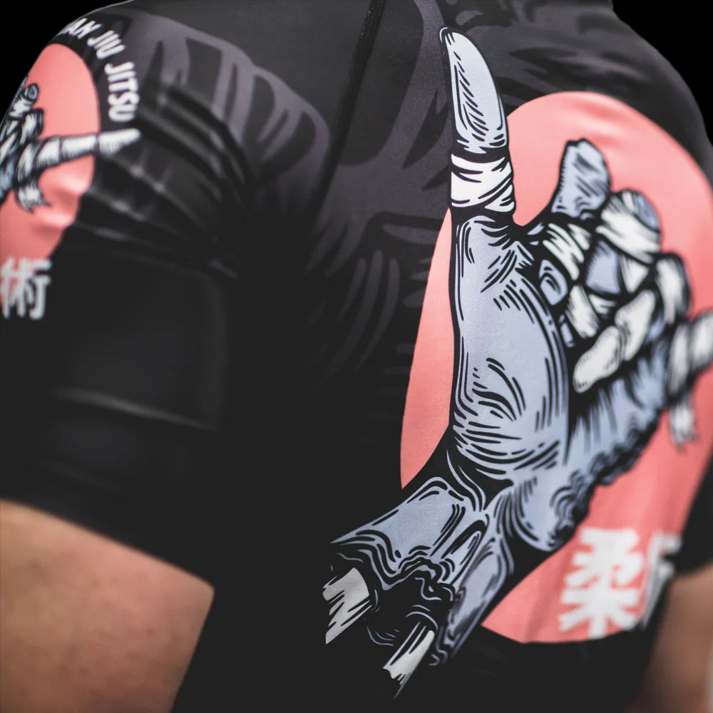 Budo Zombie Shaka Rash Guard Black - The Fight Club