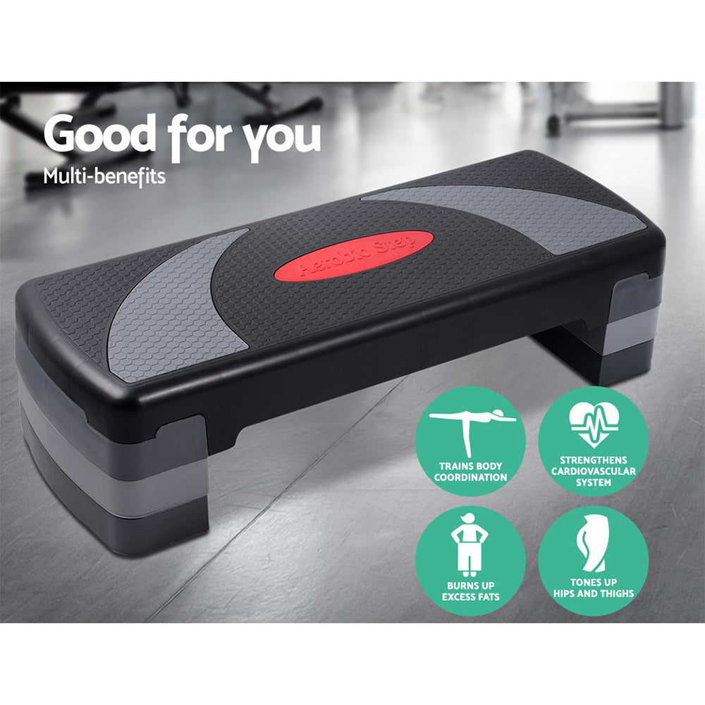 Everfit 3 Level Aerobic Step Bench - The Fight Club