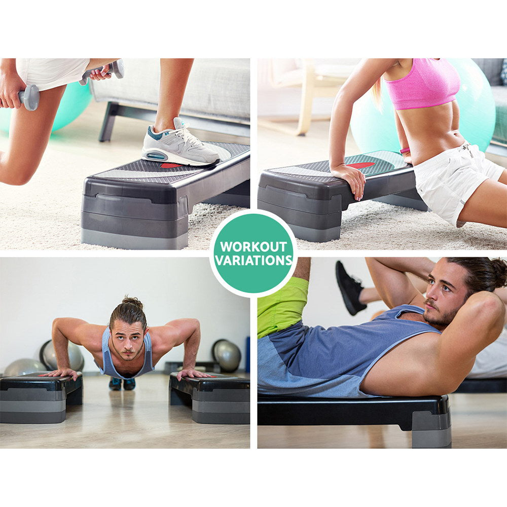 Everfit 3 Level Aerobic Step Bench - The Fight Club