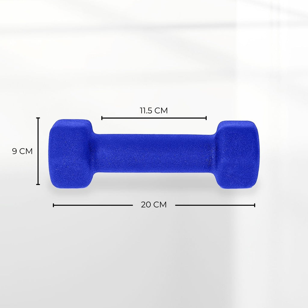 Verpeak Neoprene Dumbbell 4kg x 2 Blue VP-DB-137-AC - The Fight Club