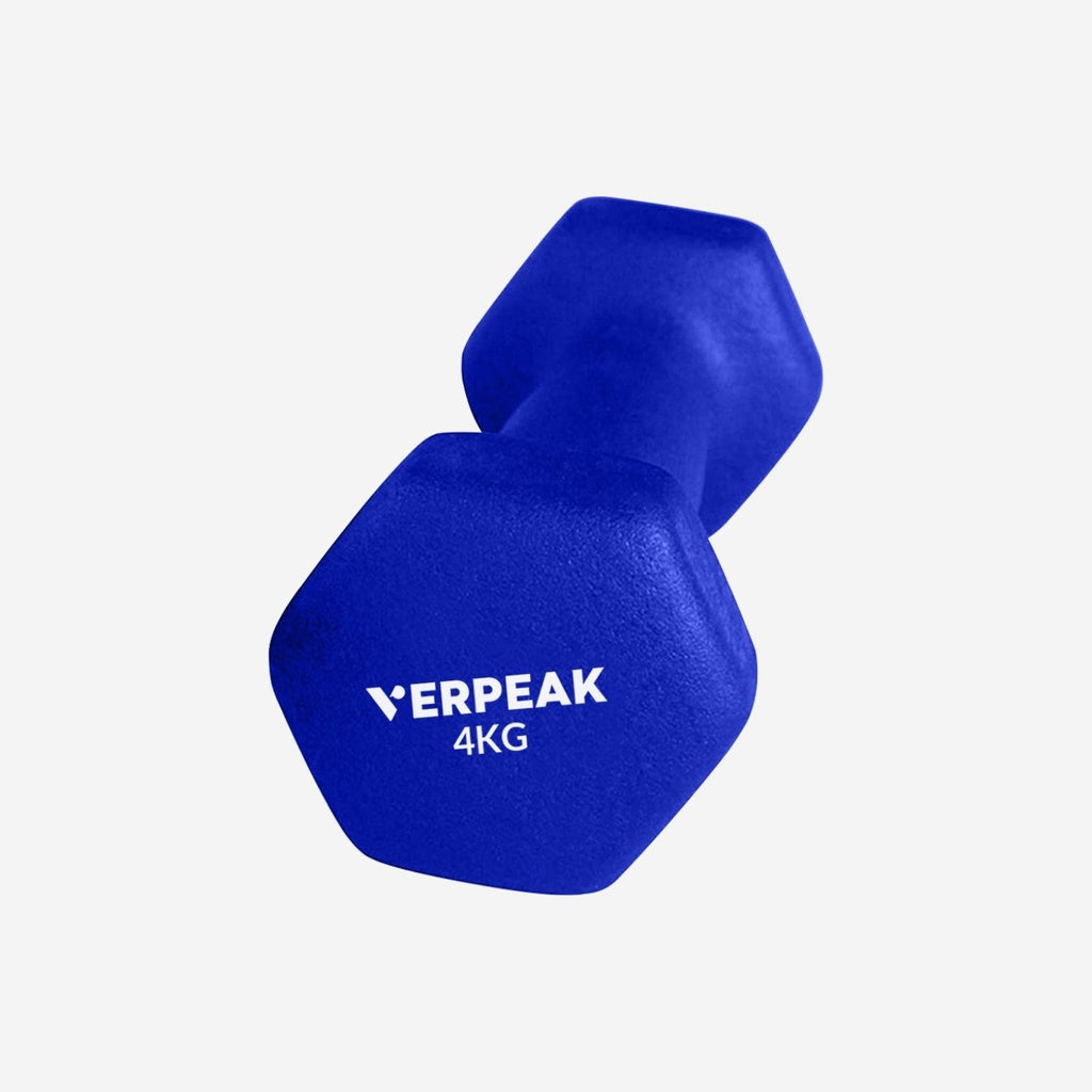 Verpeak Neoprene Dumbbell 4kg x 2 Blue VP-DB-137-AC - The Fight Club