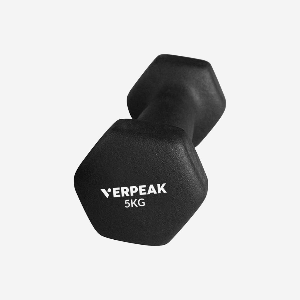 Verpeak Neoprene Dumbbell 5kg x 2 Black VP-DB-138-AC - The Fight Club