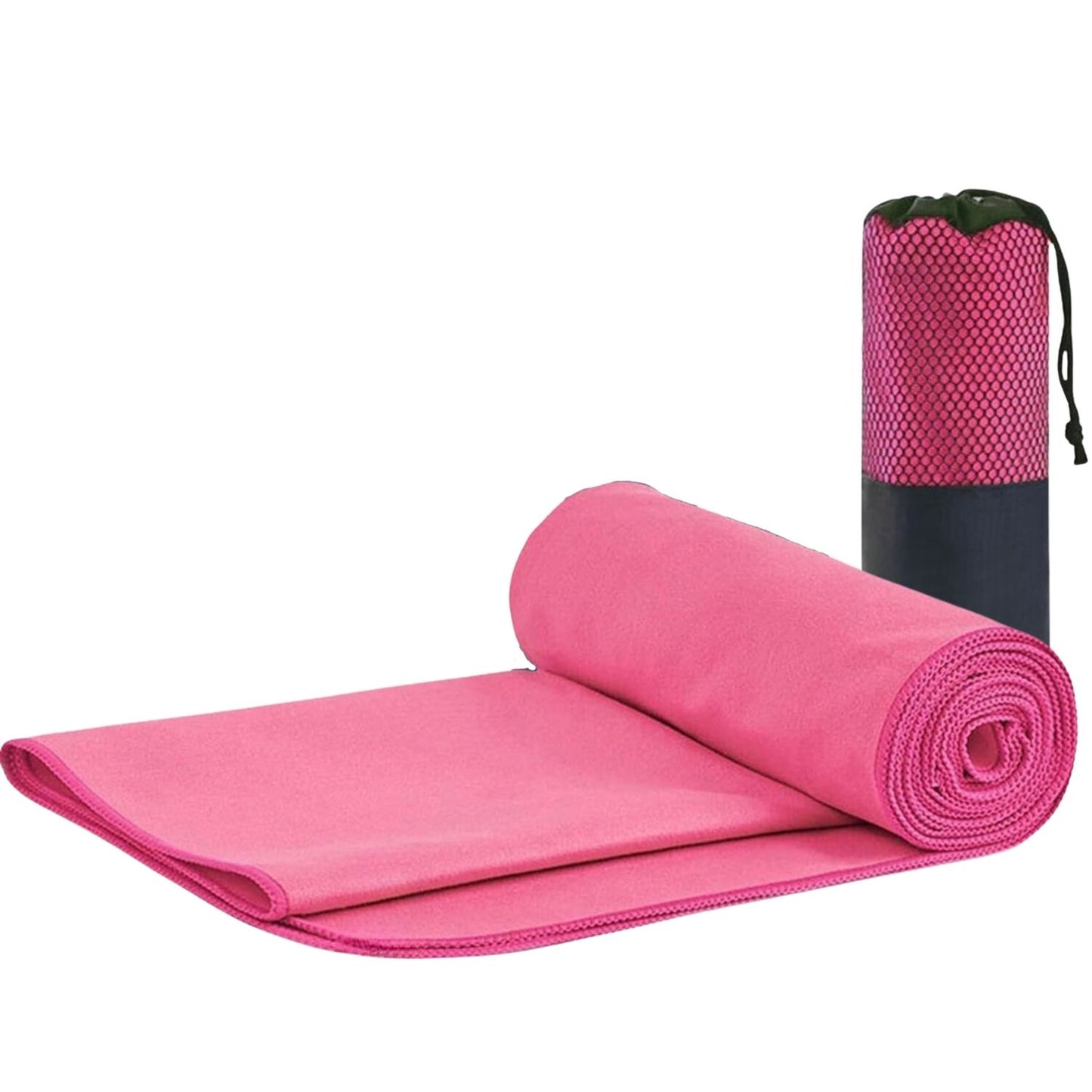 VERPEAK Quick Dry Gym Sport Towel 110*175CM (Dark Pink) VP-QDT-104-JLJD - The Fight Club