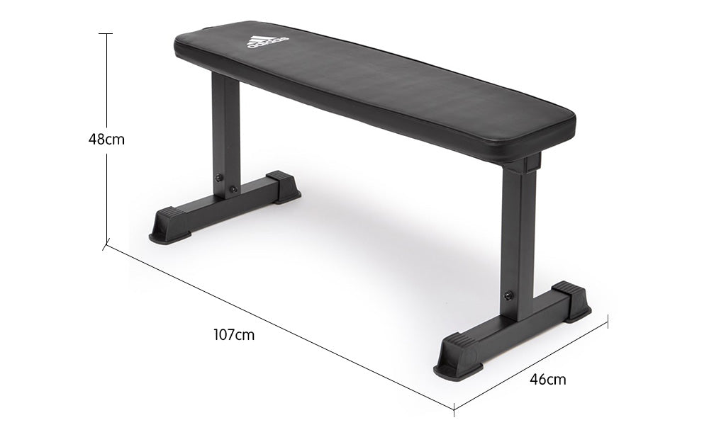 Adidas Essential Flat Exercise Weight Bench - The Fight Club