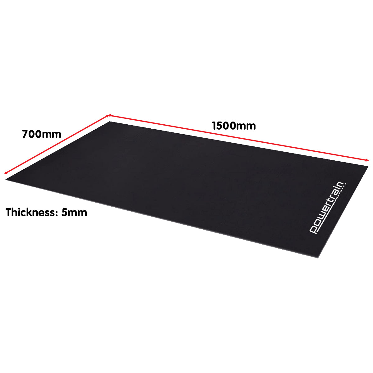 Powertrain 1.5m Exercise Equipment Mat - The Fight Club