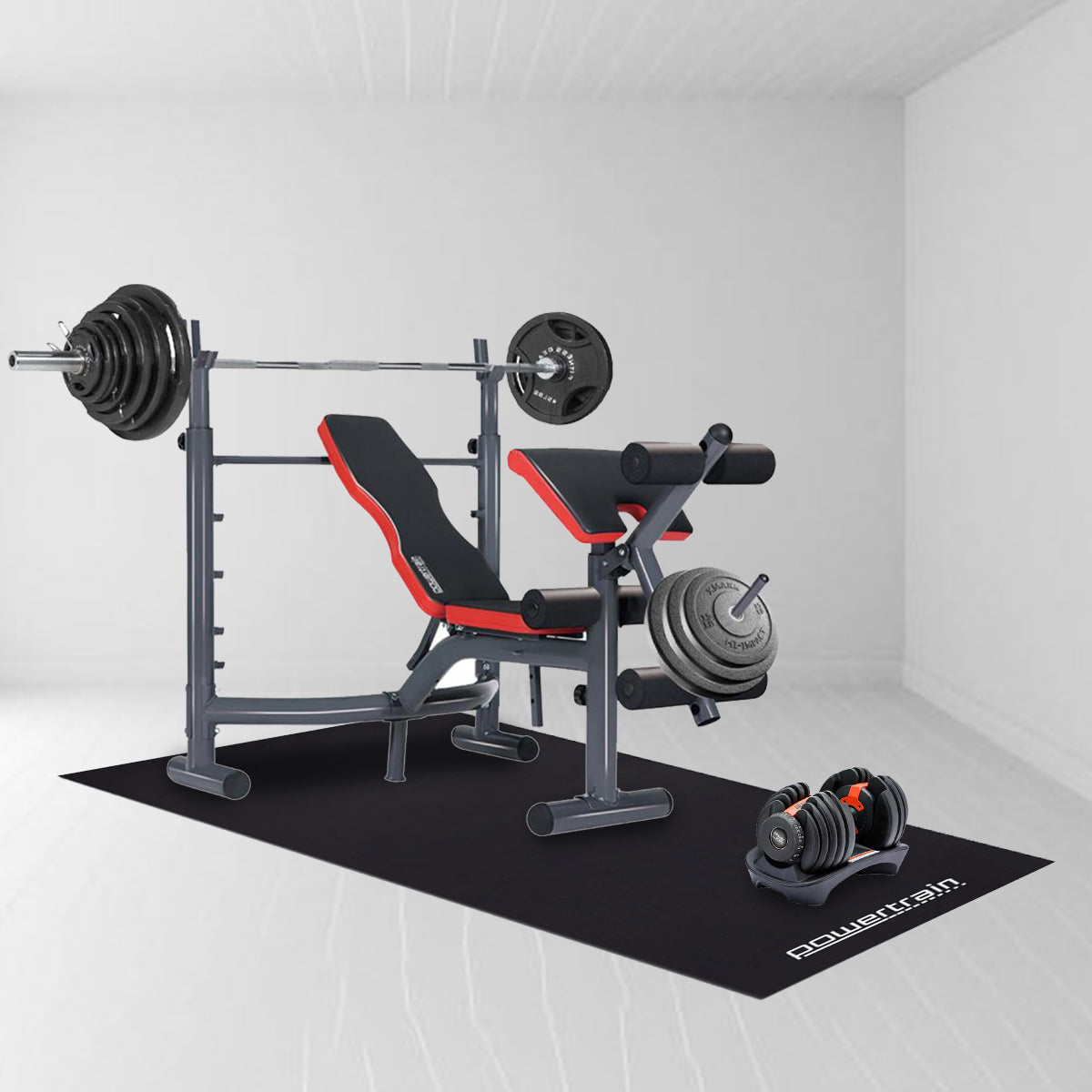 Powertrain 1.5m Exercise Equipment Mat - The Fight Club