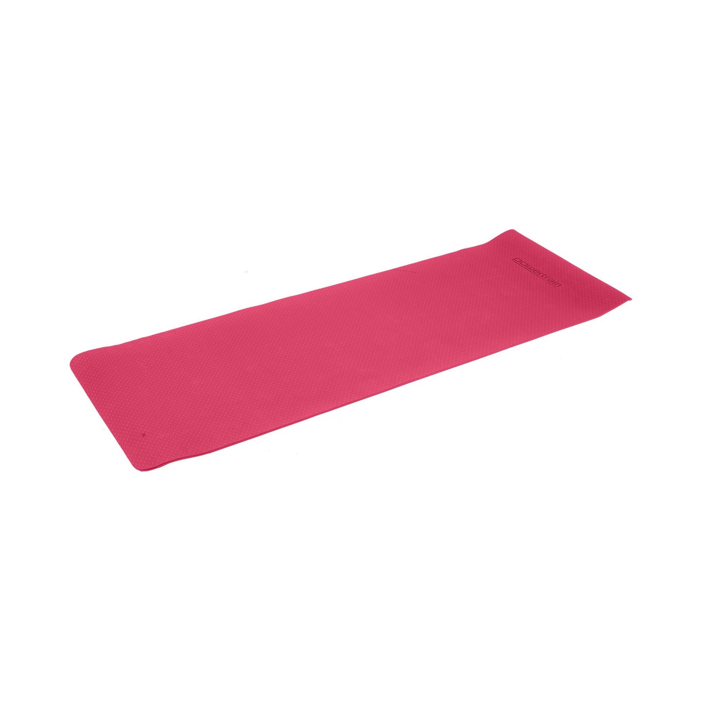 Powertrain Eco-friendly Dual Layer 6mm Yoga Mat | Pink | Non-slip Surface And Carry Strap For Ultimate Comfort And Portability - The Fight Club