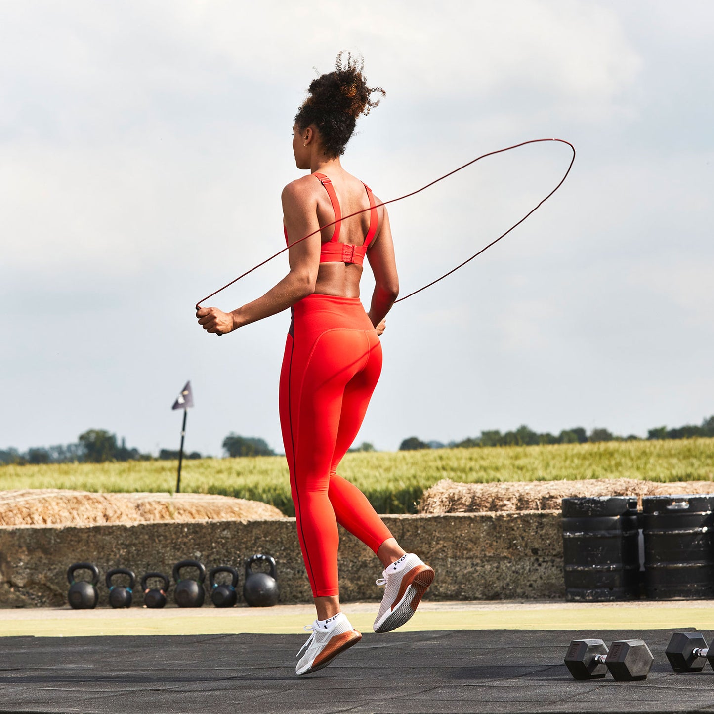 Reebok Skipping Jump Rope (Black/Red, 280cm) - The Fight Club